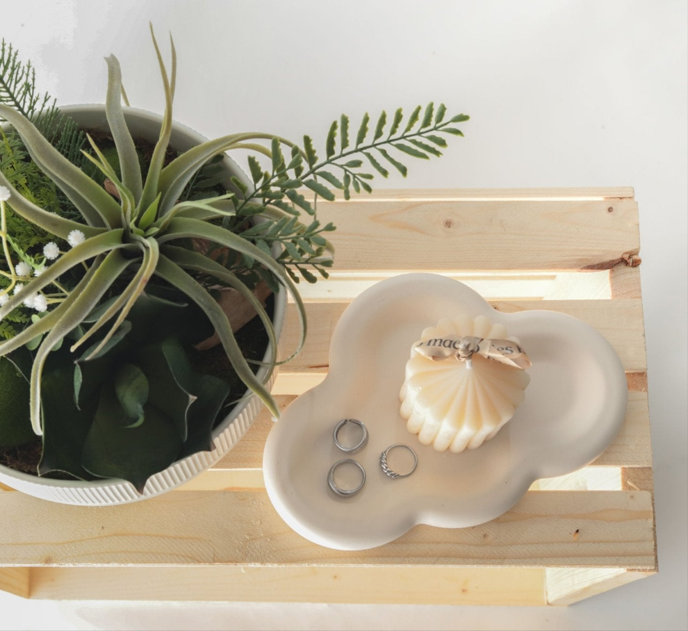 plateau pour bijoux nuage - Les bougies Maeco
