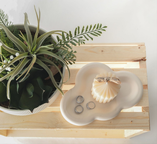 plateau pour bijoux nuage - Les bougies Maeco