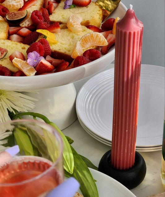 Bougeoir pour grosse bougie pilier ou bougies chauffe plats - Les bougies Maeco