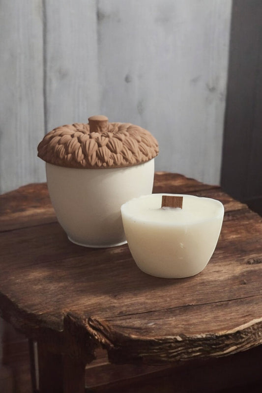 Bougie noix 3.5oz - Les bougies Maeco