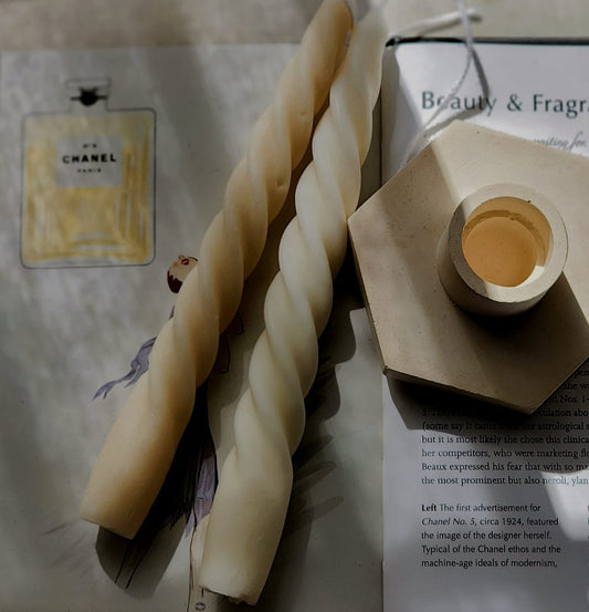 Bougie Pilier twist - Les bougies Maeco