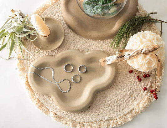 Nuage granite yellow sandstone - Les bougies Maeco