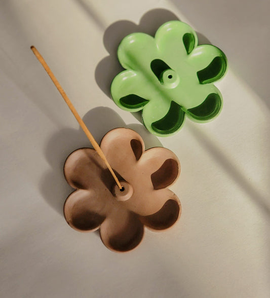 Porte-encens fleur personnalisé 🌼 - Les bougies Maeco