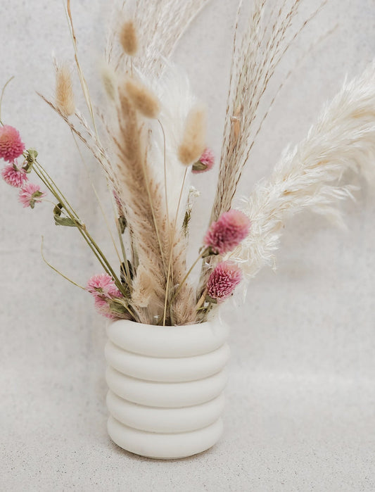 Vase beigne personnalisé - Les bougies Maeco