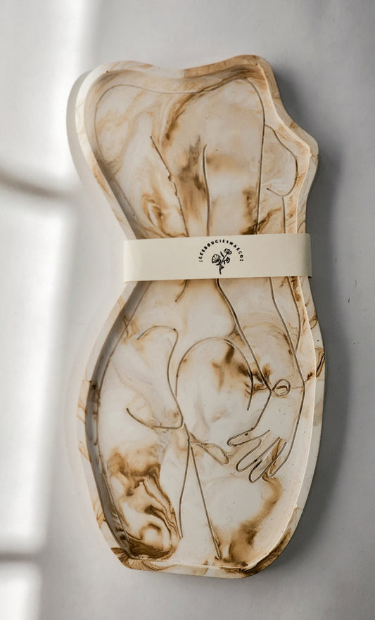 Plateau corps minimaliste - Les bougies Maeco